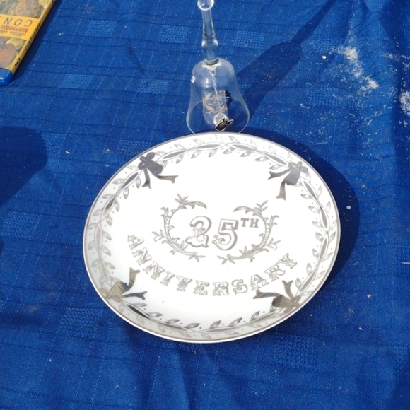 25th Anniversary Bell and Plate& Pitcher - Picture 1 of 5